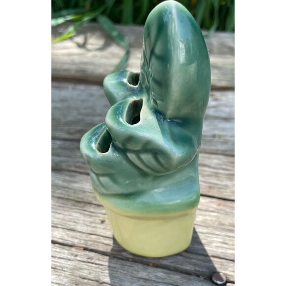 Vintage 1950s Shawnee Flowerpot Wall Pocket Measuring Spoon Holder, - Picture 6 of 10